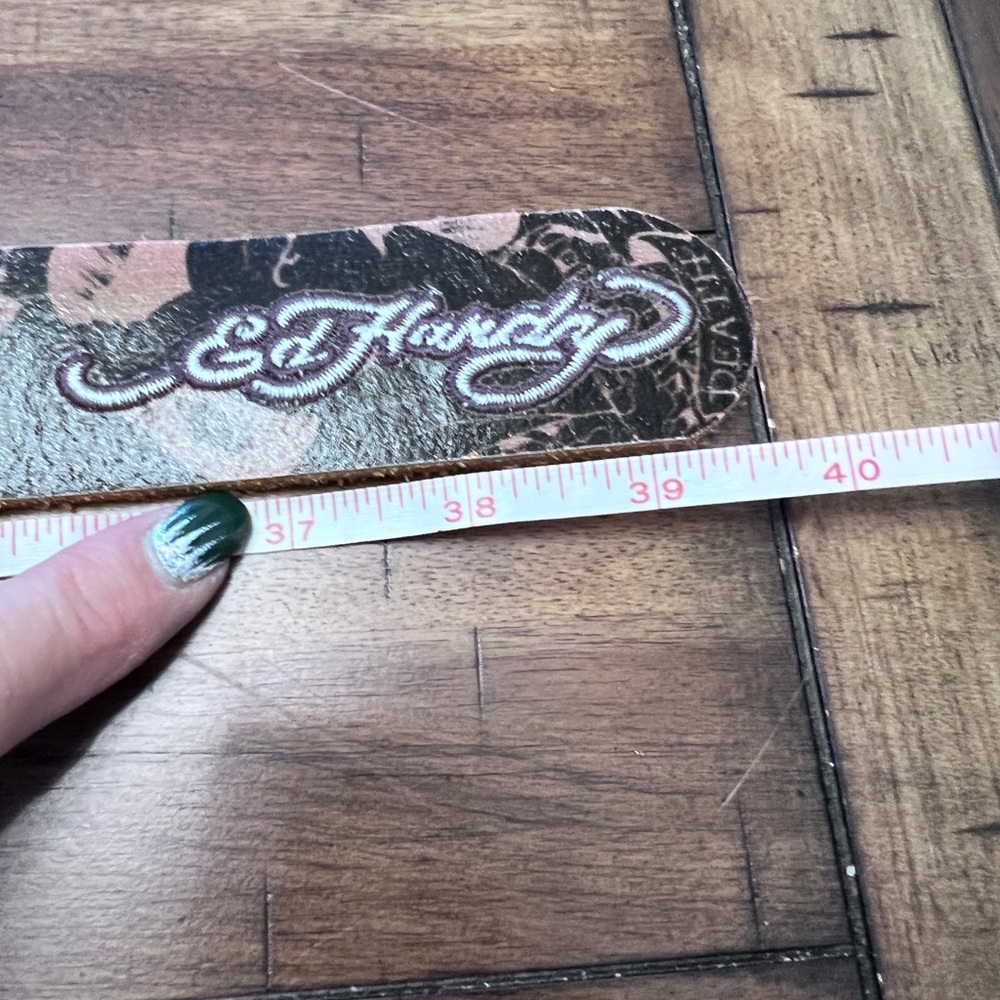 Ed Hardy Brown Leather Belt